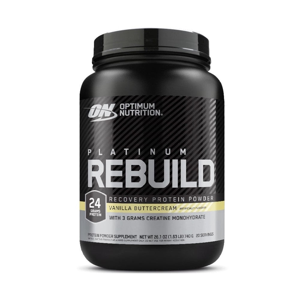 Optimum Nutrition Platinum Rebuild Protein Powder with Creatine - Vanilla Buttercream