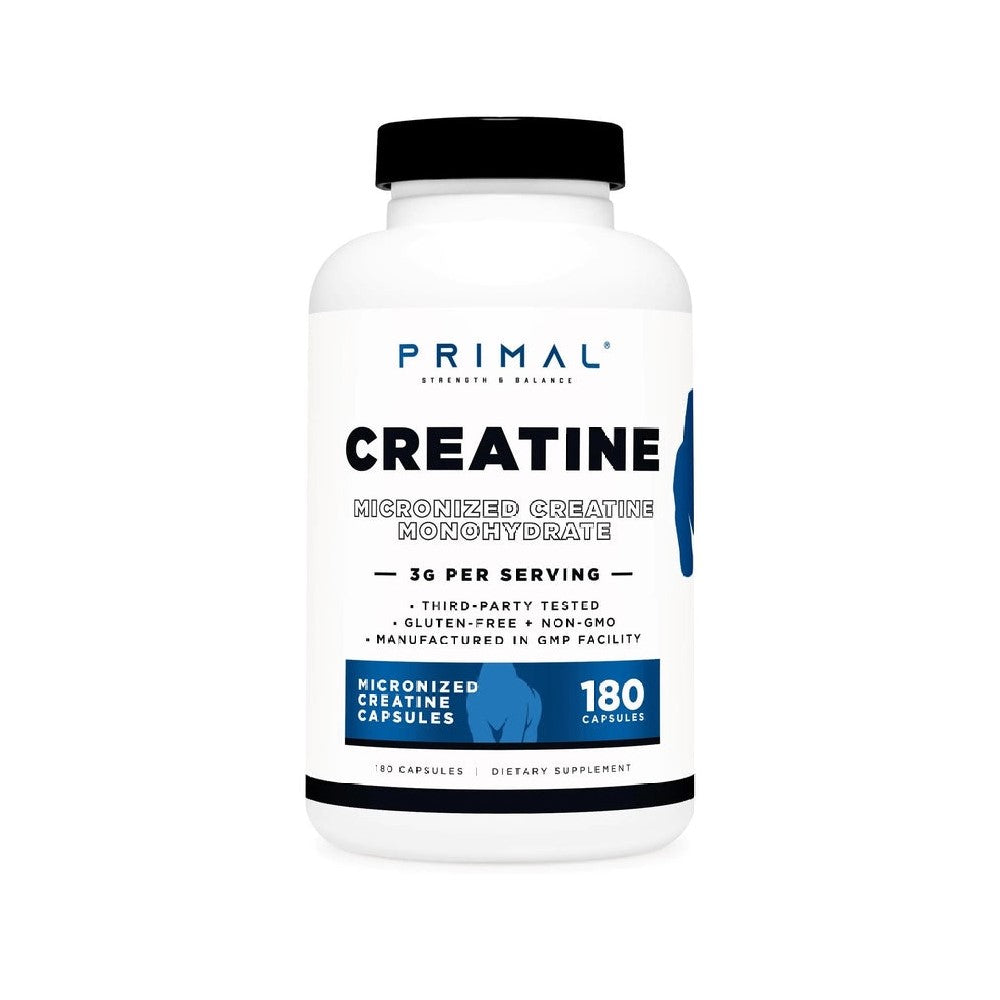 Primal Creatine Monohydrate - Unflavored (180 Caps)