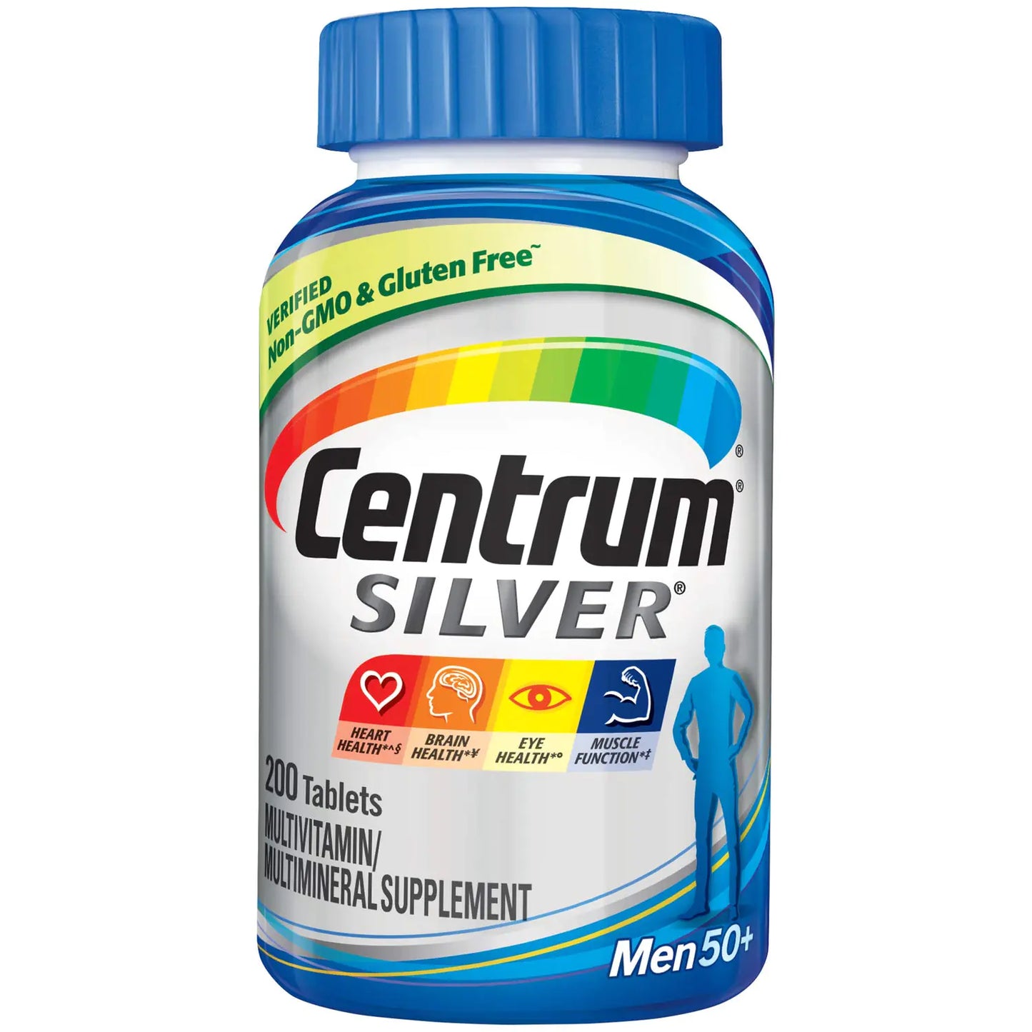 Centrum Silver Men's 50+ Multivitamin / Multimineral (200 Tablets)