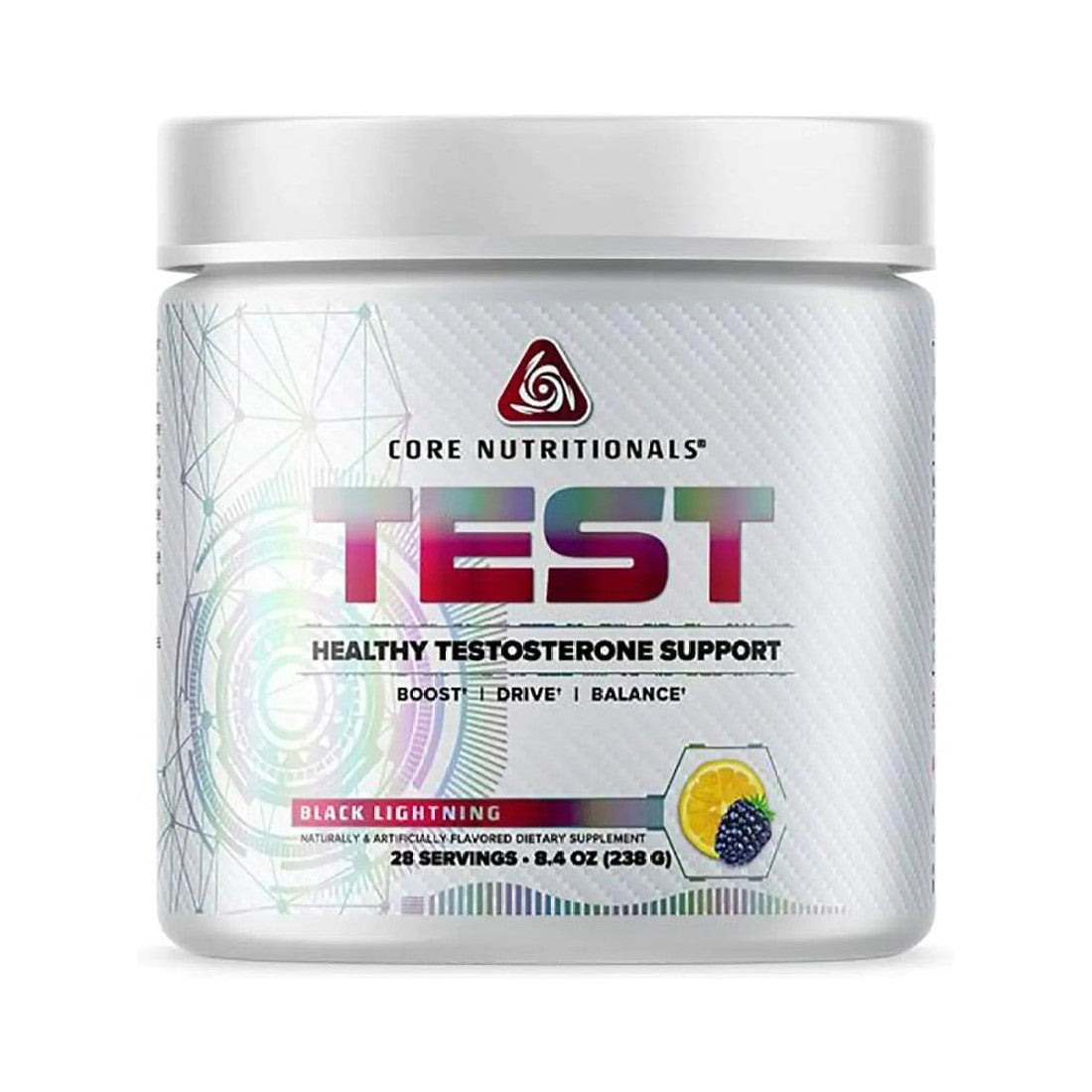 Core Nutritionals Healthy Testosterone Support - Black Lightning (238G)