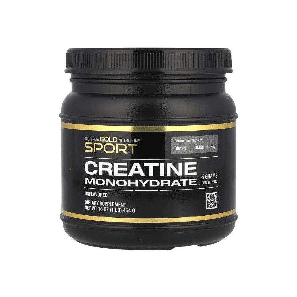 California Gold Nutrition Creatine Powder - Unflavored (1LB)