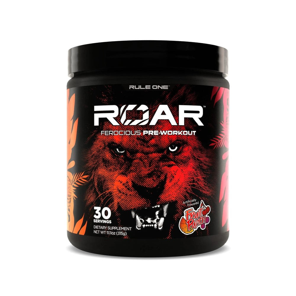 Rule 1 Roar Pre-Workout Powder Fruit Punch (315g)