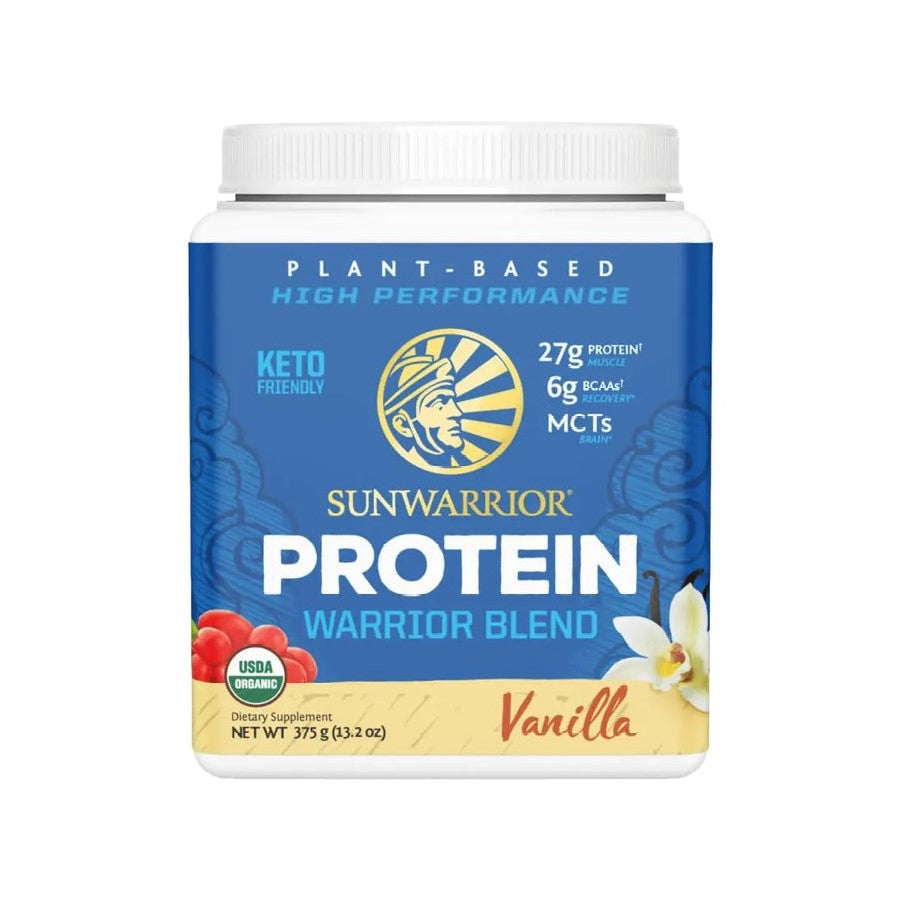 Sunwarrior Organic Protein Warrior Blend - Vanilla (375g)