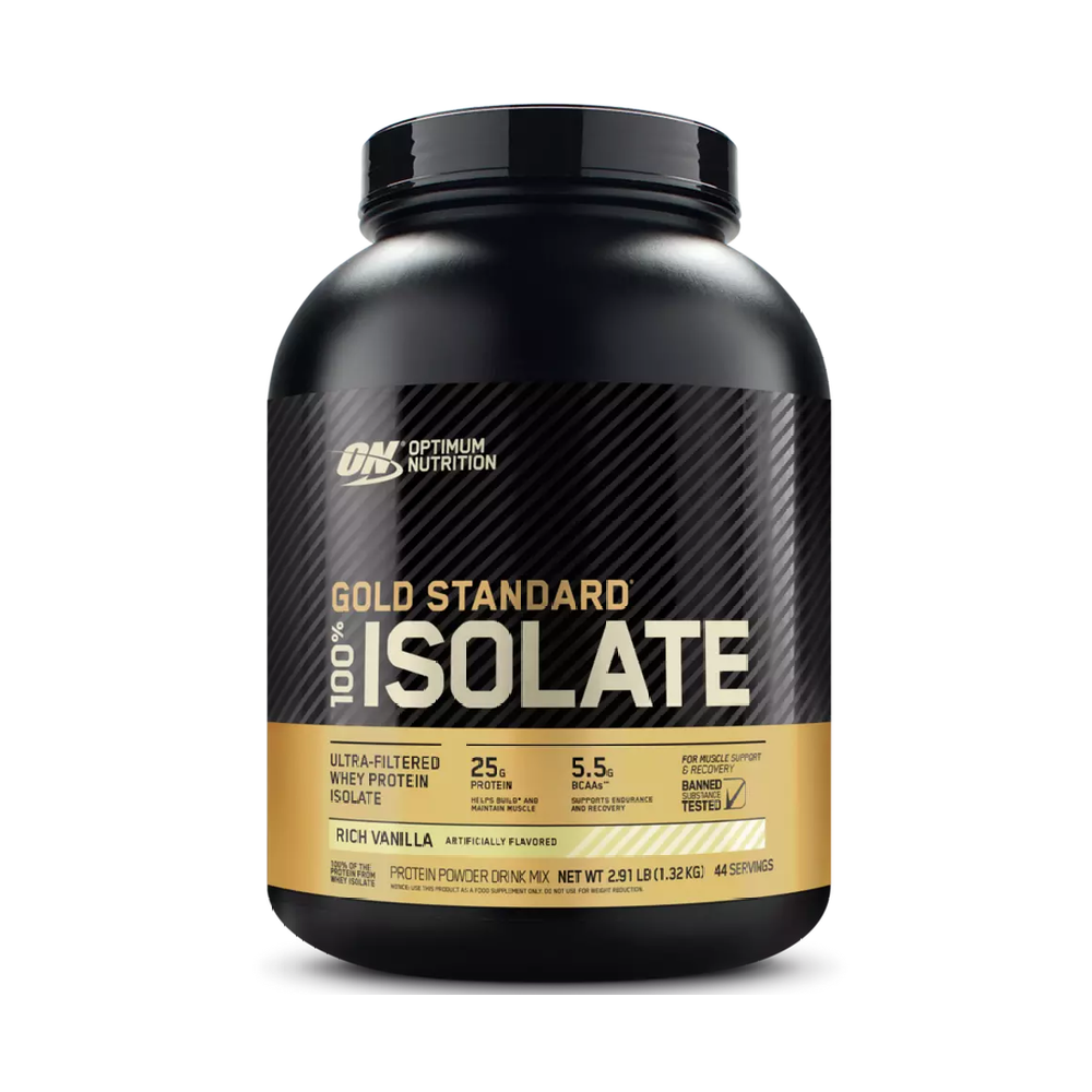 Optimum Nutrition Gold Standard 100% Isolate Protein 2.91LB - Rich Vanilla