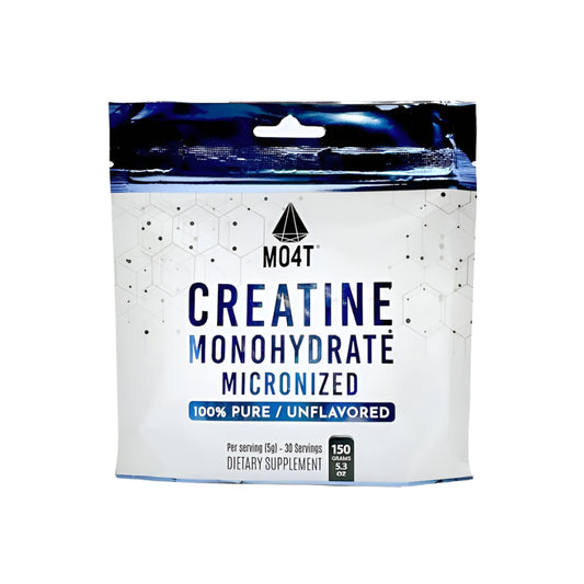 MO4T Premium Creatine Monohydrate Micronized Powder - Unflavored (150g)
