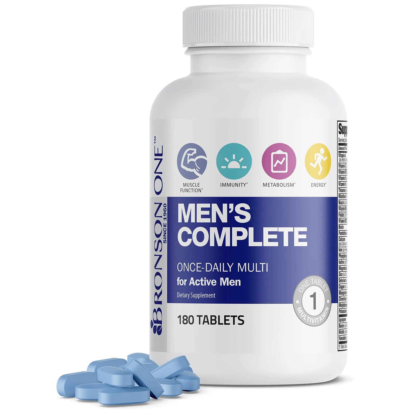 Bronson One Men’s Complete Multivitamin (180 Tablets)