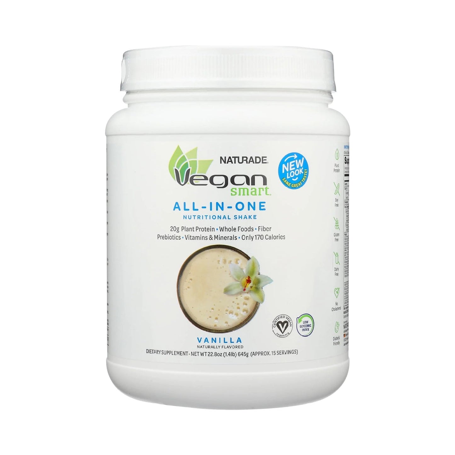 Naturade VeganSmart AIO Plant Protein - Vanilla (1.4LB)