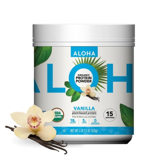 ALOHA Organic Plant Based Protein - Vanilla (1LB)