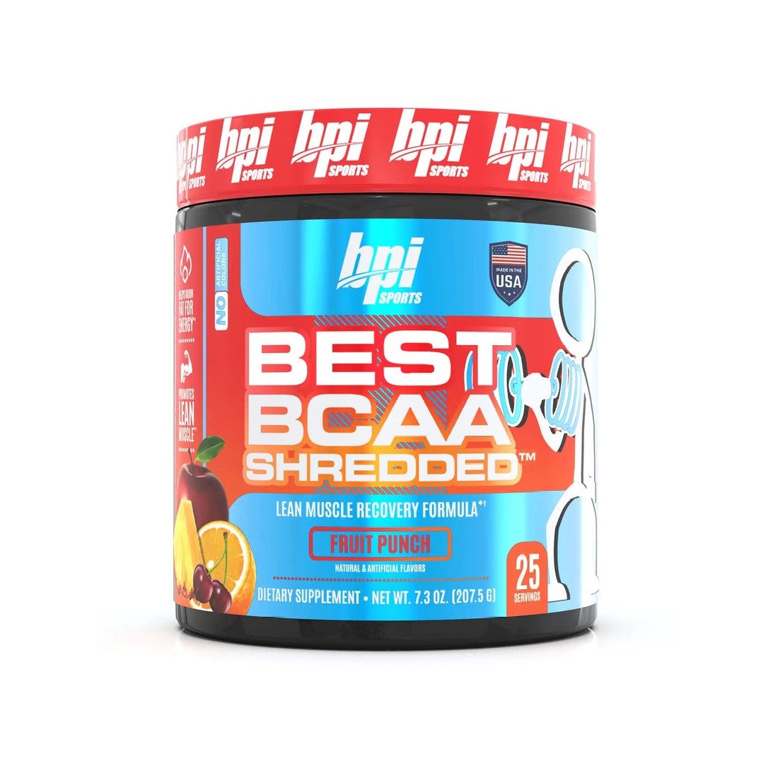 BPI Sports Best BCAA Shredded - Fruit Punch (207.5g)