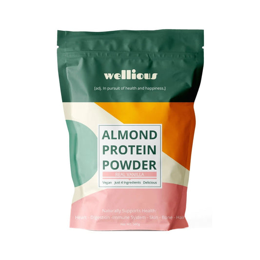 Wellious Almond Protein - Real Vanilla (340g)