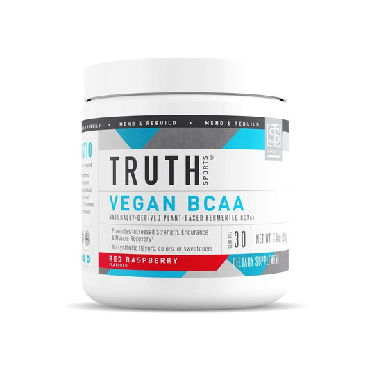 Truth Sports Vegan BCAA Powder- Red Raspberry (210g)