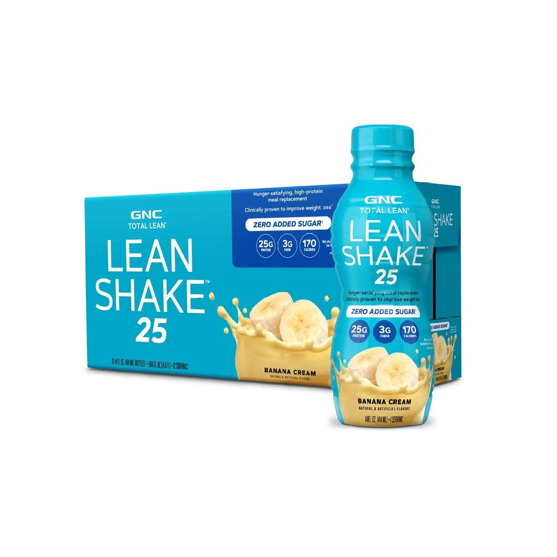 GNC Lean Shake - Banana Cream (25 Pack)
