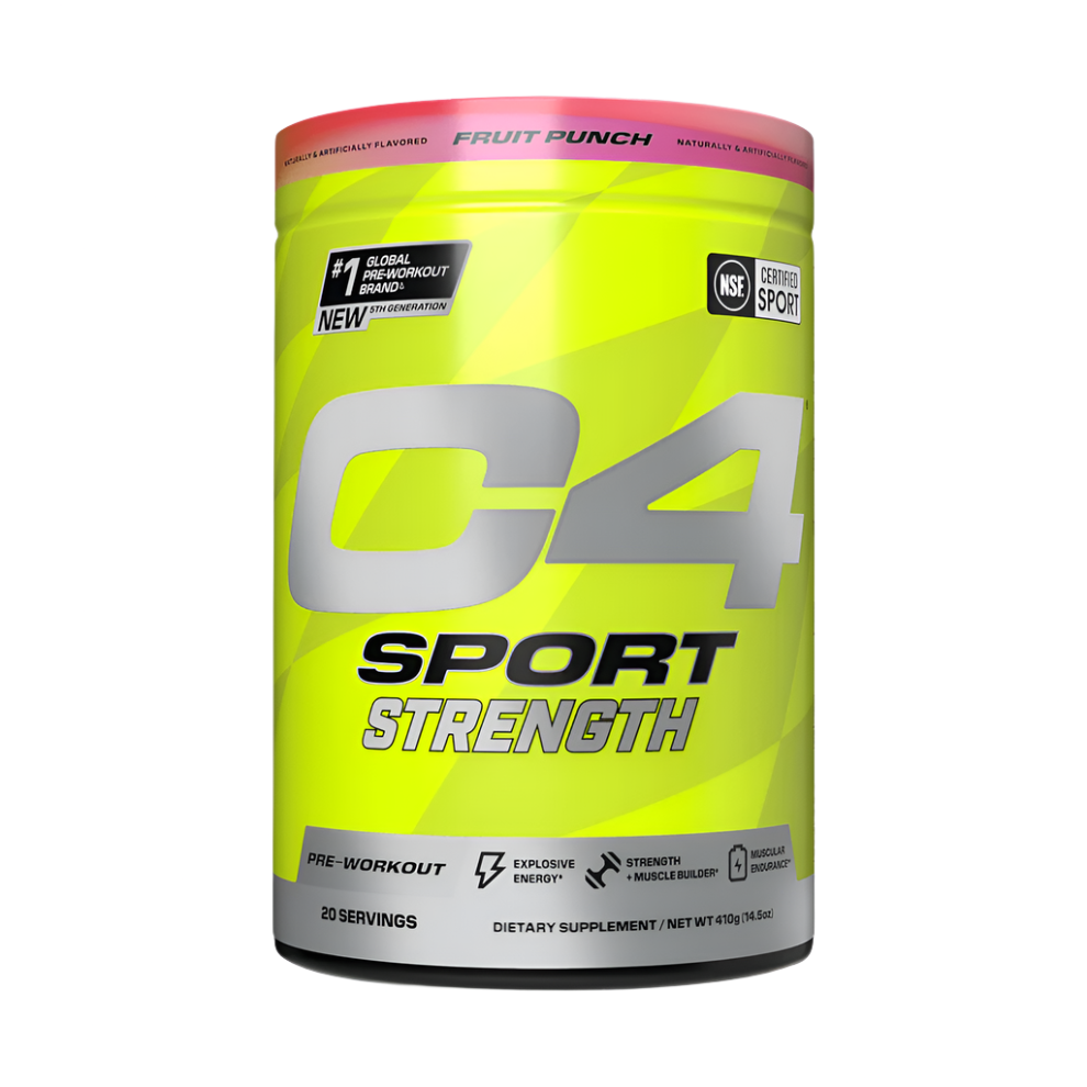 Cellucor C4 Sport Strength Pre-Workout Powder - Fruit Punch (410g)
