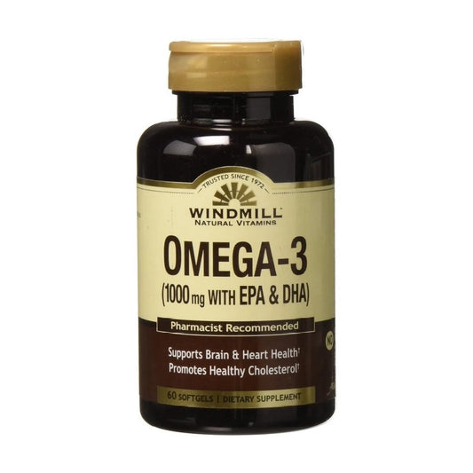 Windmill Natural Vitamins Omega-3 (60 Softgels)