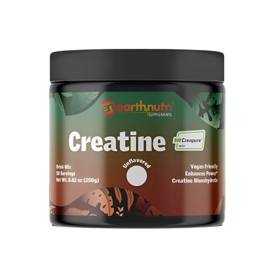 EarthNutri Creatine Monohydrate Powder - Unflavored (250g)