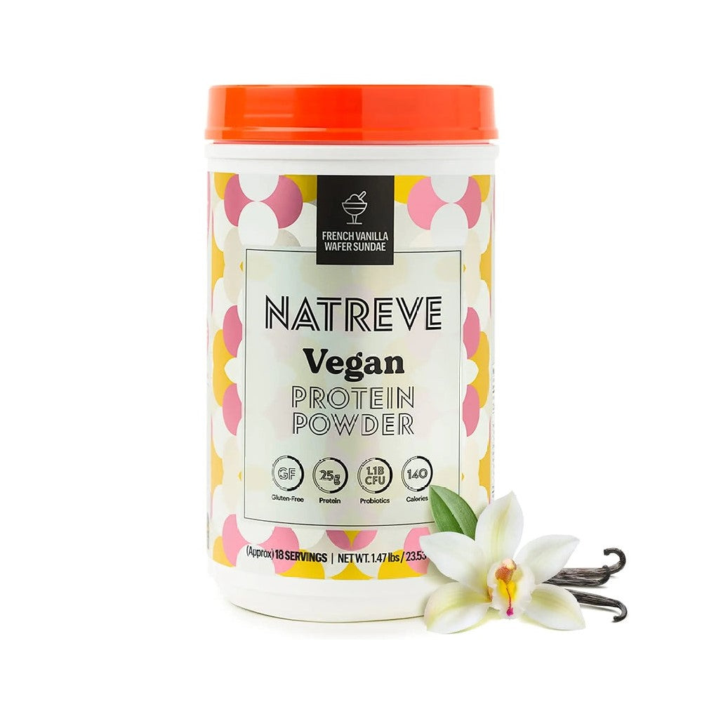 Natreve Vegan Protein - French Vanilla Wafer Sundae (1.47LB)