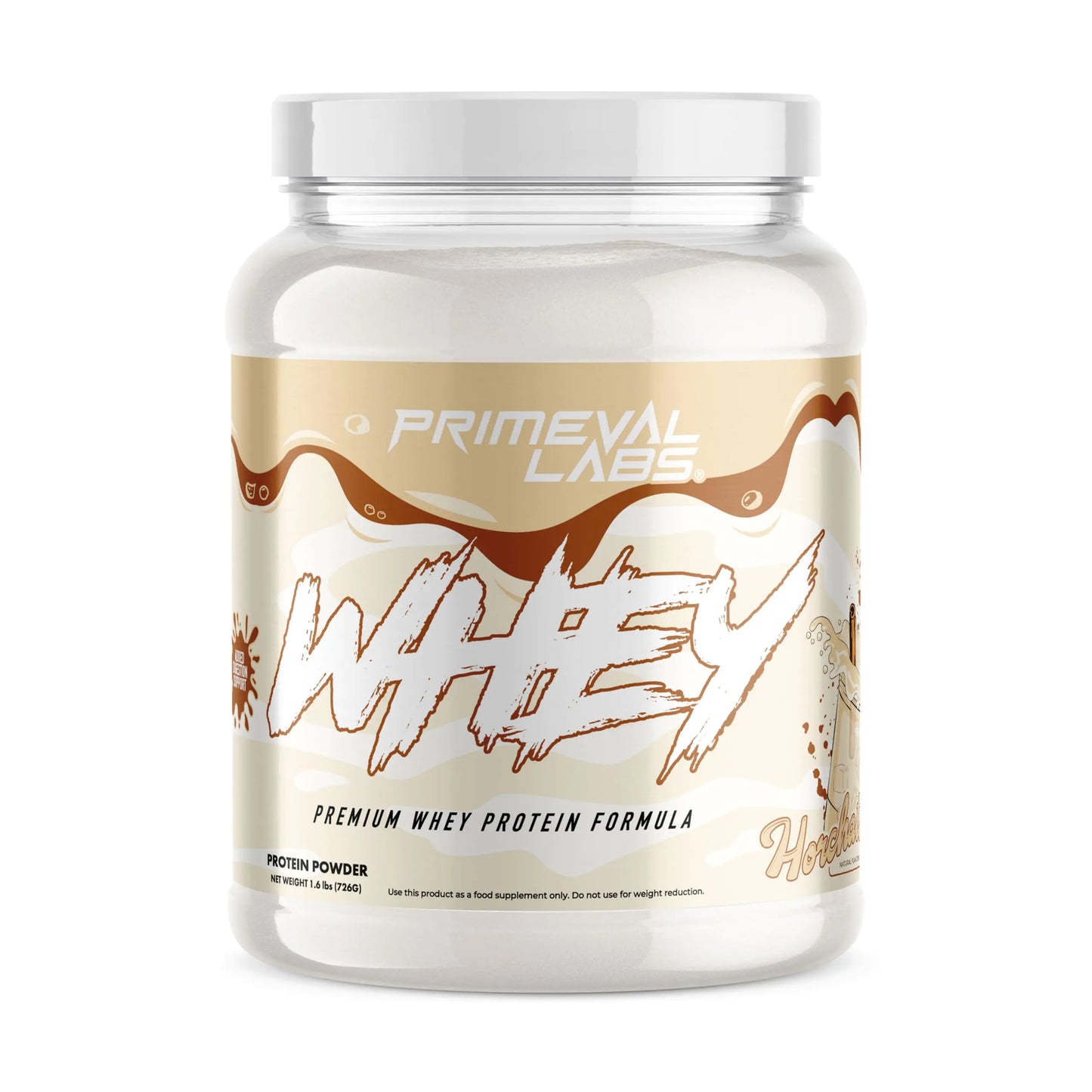 Primeval Labs Whey Protein 1.6LB - Horchata